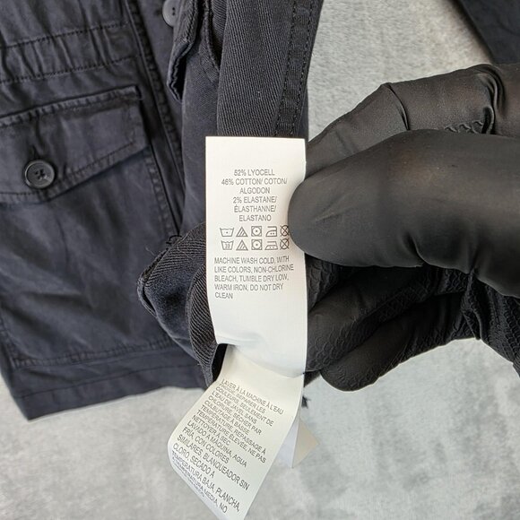 Lucky Brand Jacket Womens Small Utility Button Zip Pockets 7WD3177 Casual - Picture 12 of 13